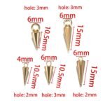 Stainless steel conical small pendant