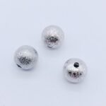 Frosted Gold Beads Stardust Matte Round Real - 图片 3