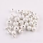 Frosted Gold Beads Stardust Matte Round Real - 图片 4