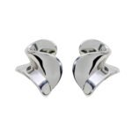 Retro irregular geometric stud earrings - 图片 3