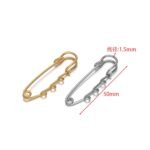stainless steel paper clip waistband pin 50mm