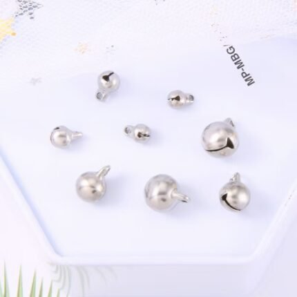 Stainless Steel Jingle Bells Pendants