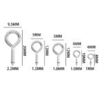 Stainless Steel Screw Ring Sheep Circle Round Self Tapping Screws - 图片 2