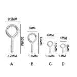 Stainless Steel Screw Ring Sheep Circle Round Self Tapping Screws