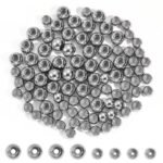 Stainless Steel Beads With Silicone Inside Positioning Beads for Jewelry Making - 图片 2