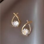 Four-pronged diamond earrings - 图片 3