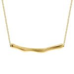 Stainless Steel Necklace Waterproof bamboo joint elbow pendant - 图片 2