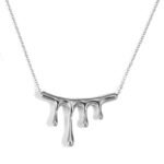 Stainless Steel Necklace Waterproof bamboo joint elbow pendant - 图片 3