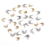 Stainless Steel Open Clamshell Crimp Bead Tips - 图片 3