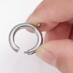 Stainless Steel Spring Bolt Ring Lock Clasps DIY jewelry parts
