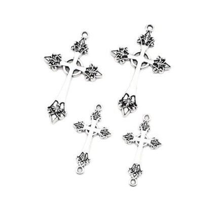 Zinc alloy cross pendant