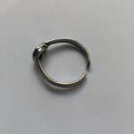 Love Knot Open Cuff Ring Stainless Steel Ring