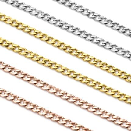 Stainless steel cuban chains